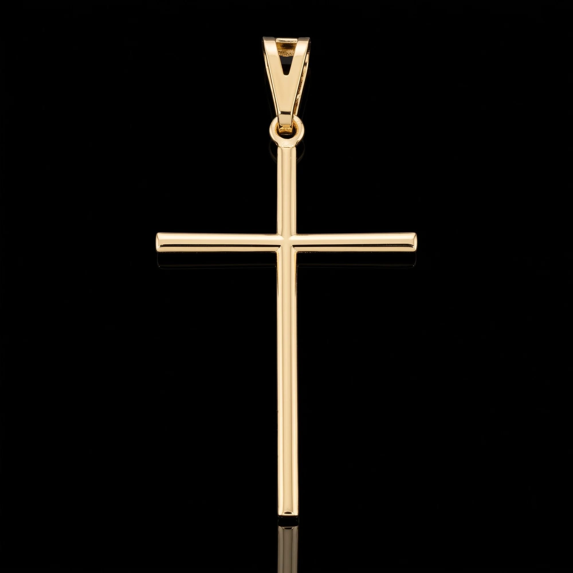 Pingente Crucifixo Palito Liso G