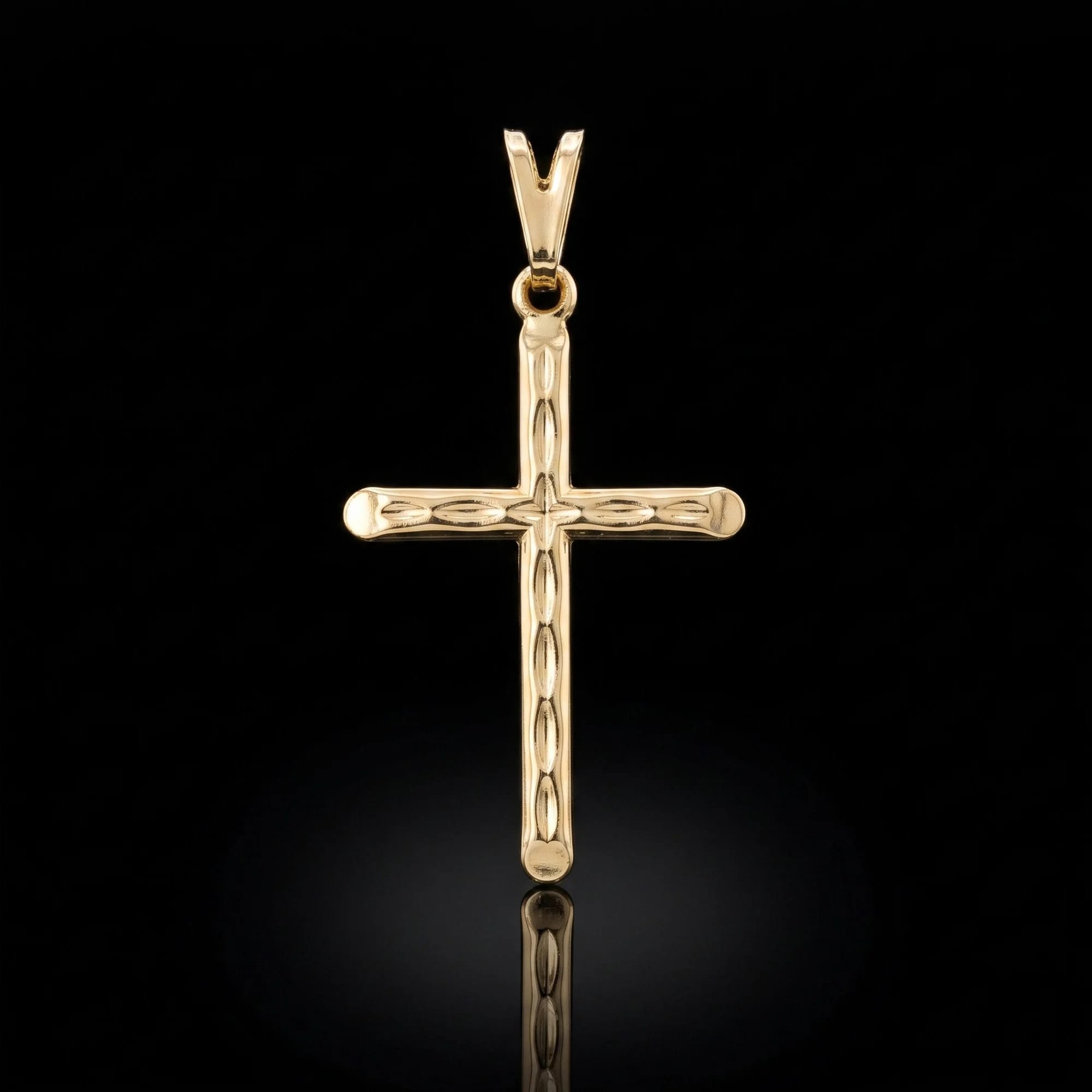 Pingente Crucifixo Tracejado