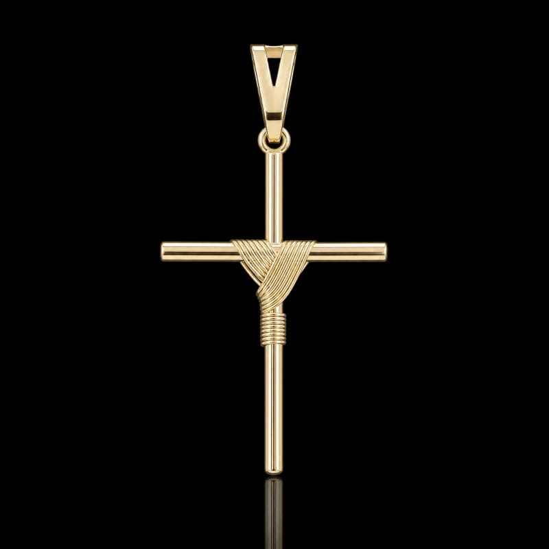 Pingente Crucifixo Amarrado M