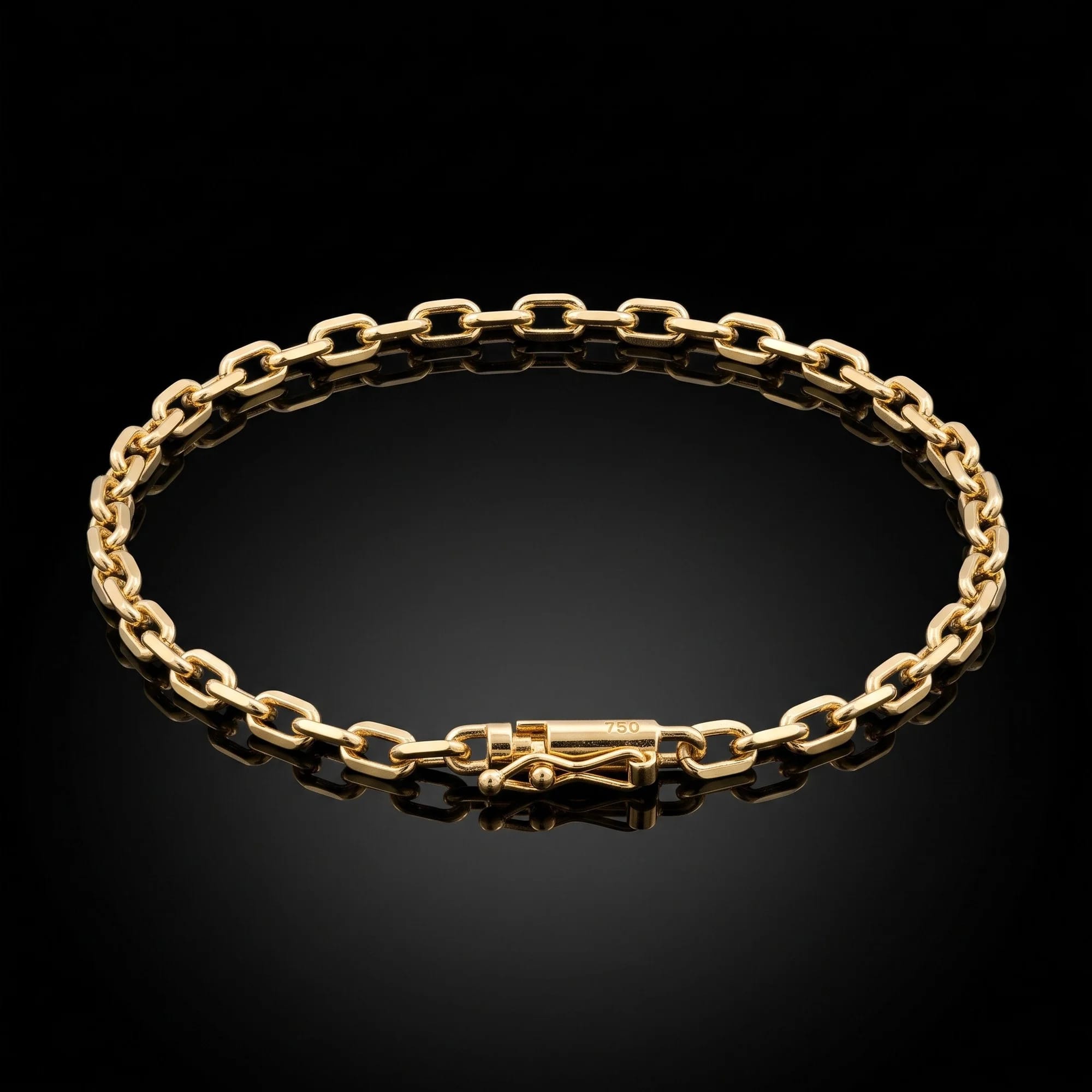 Pulseira Cadeado 4mm