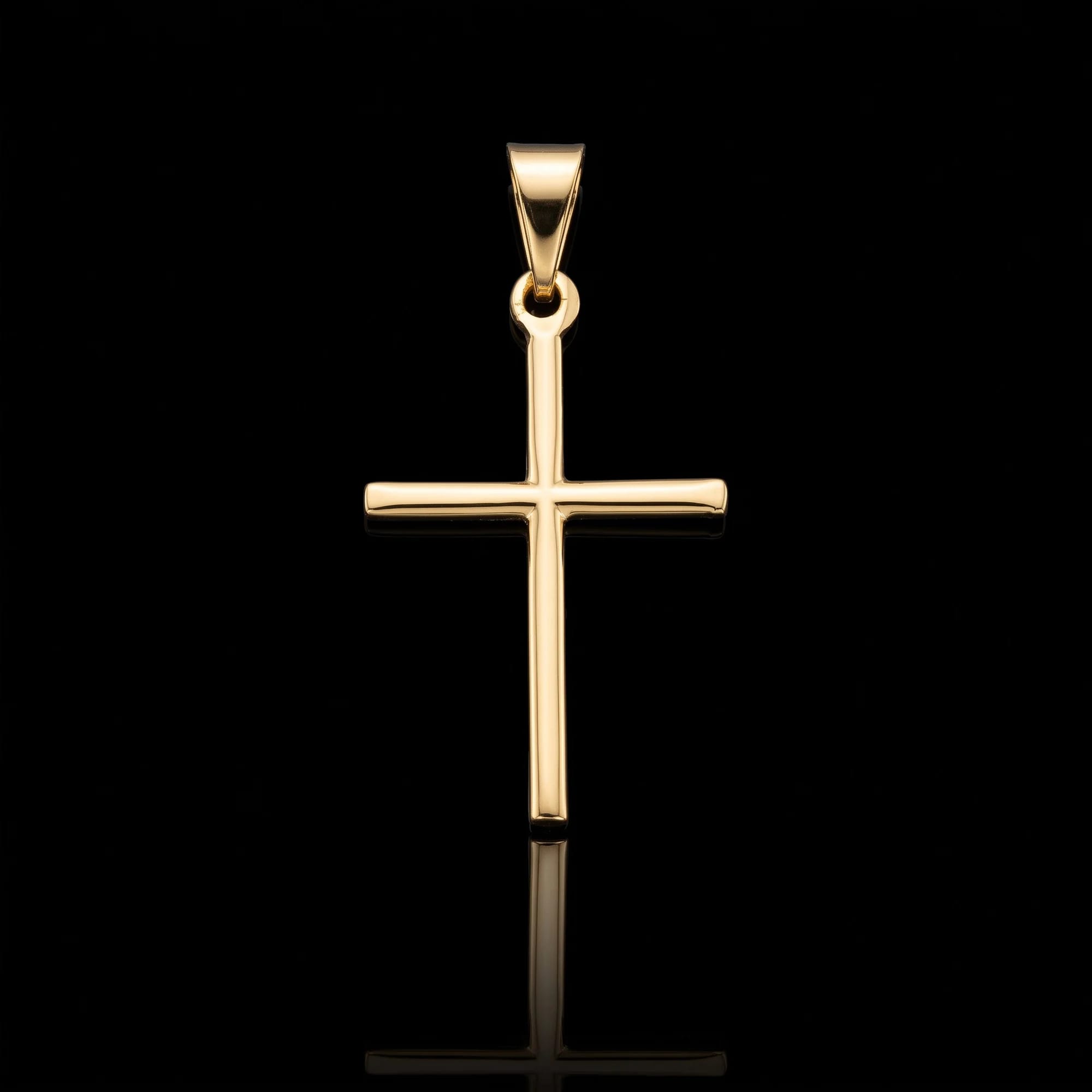Pingente Crucifixo Palito Liso